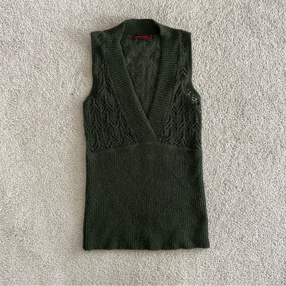 Smart Set Green Knit Tank - Picture 1 of 6